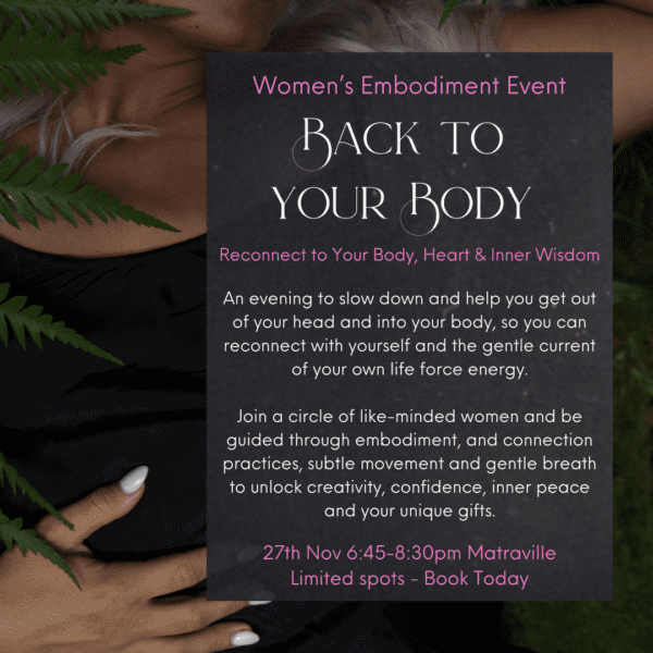 Back To Your Body - Reconnect to Your Body, Heart & Inner Wisdom