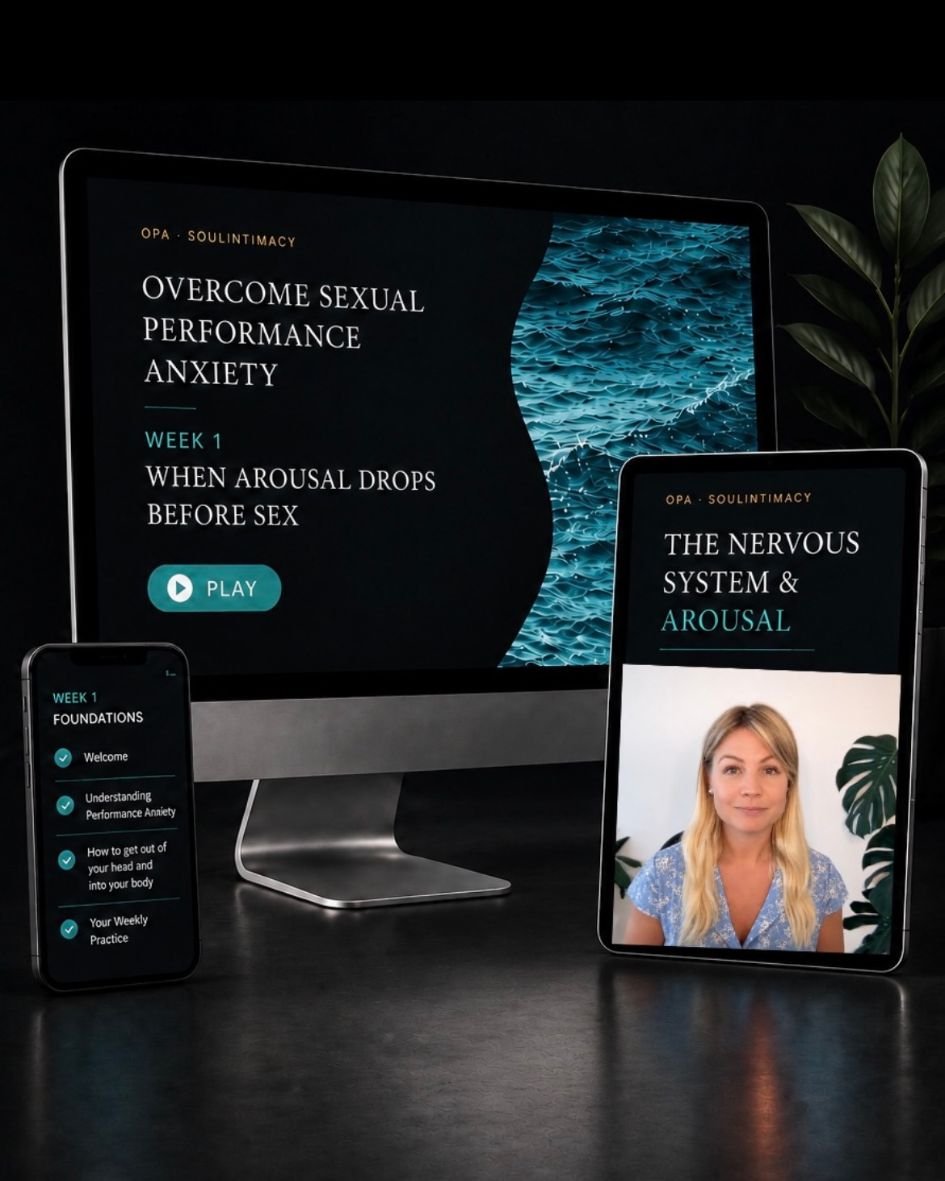 Overcome sexual performance anxiety self-paced online program for men